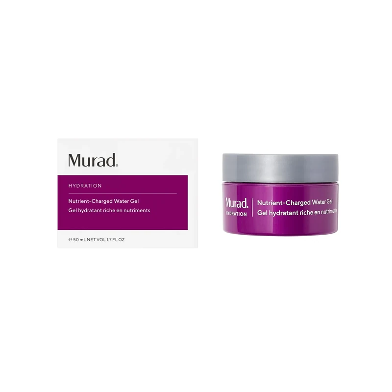 Murad Nutrient-Charged Water Gel - Hydration Face Moisturiser - Lightweight Hydration Gel Moisturiser with Minerals, Vitamins and Peptides Backed by Science, 50ml