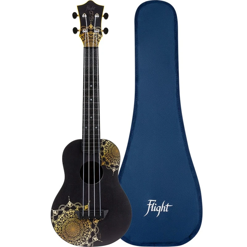 TUC40 ABS Concert Travel Ukulele - Gold Mandala