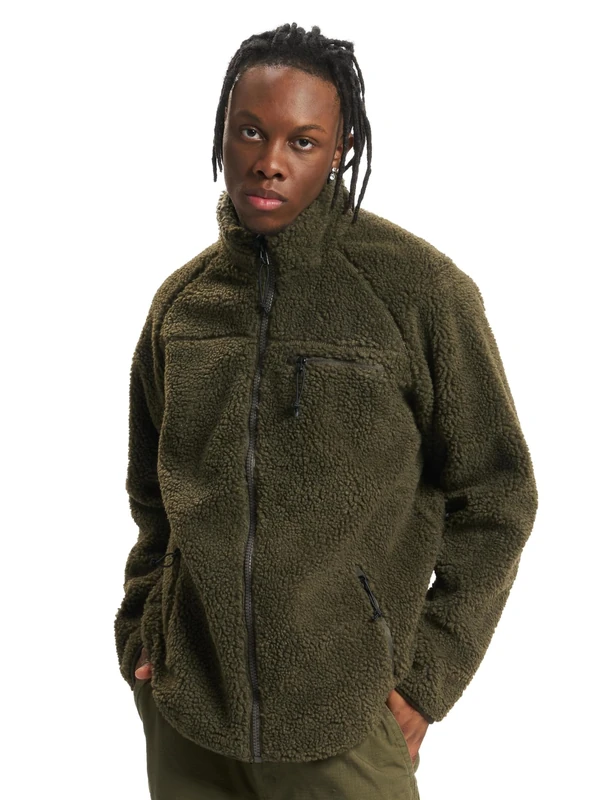 Brandit Teddyfleece Jacket, color: olive, size: L - Image 1