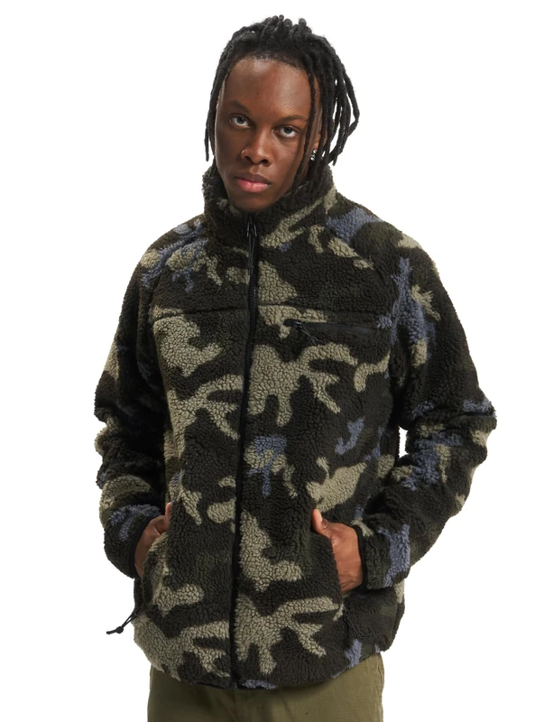 Brandit Teddyfleece Jacket, color: darkcamo, size: XL