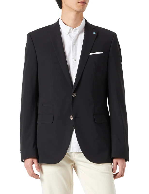Pierre Cardin Men's Grant-2-Ff 810 Blazer, Black (Czarny 2000), 38L