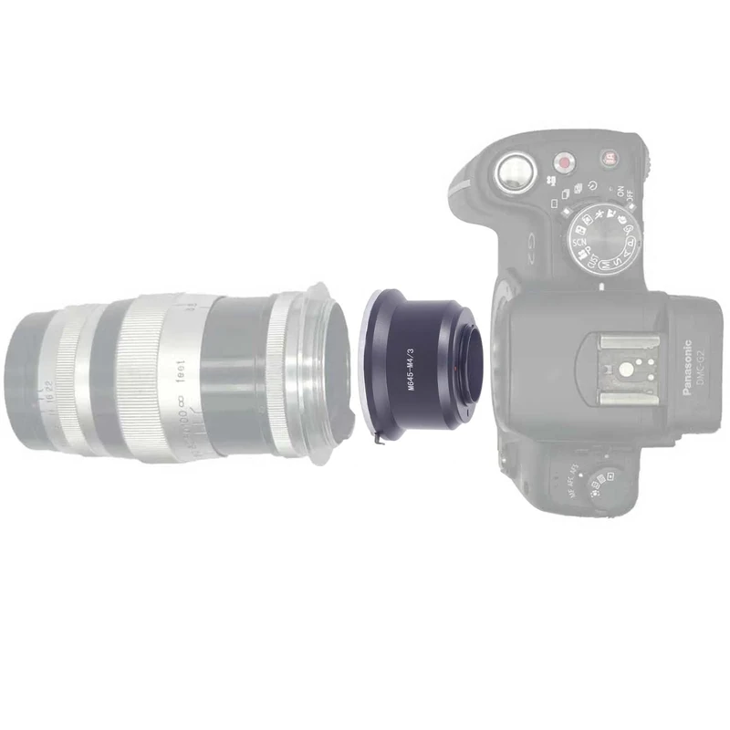 M645 to M4/3 Adapter Compatible with for Mamiya 645 Mount Lens to Micro Four Thirds 4/3 Camera &,for Olympus OM-D E-M10 II E-M5 II E-M1 E-M5 E-M10 E-PL5 E-PM2 E-P3 E-PL3 E-PM1 E-PL2 E-PL1 E-P2 E-P1