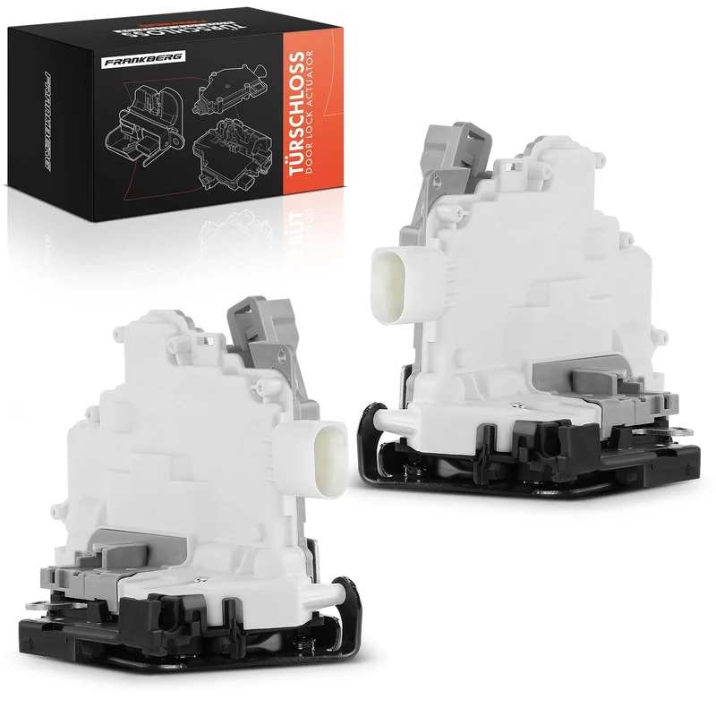 Frankberg Door Lock Actuator Rear - 7-Pole/8-Pole Compatible with A4 Allroad/A4 Avant 8K2 8K5 B8 8KH 2007-2009 A5/A5 Sportbac 8T3 8TA 2007-2009 Q3/Q5/Q7 2008-2009