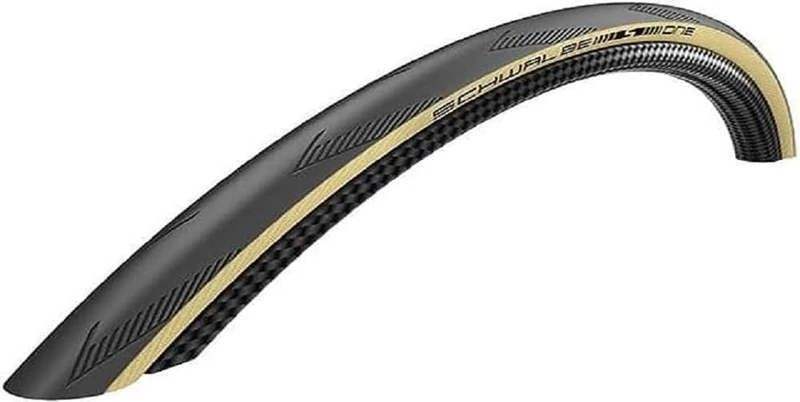 Schwalbe Unisex's ONE Perf, RaceGuard, MicroSkin, TLE Tyres, Black, 25-622, 1402899064