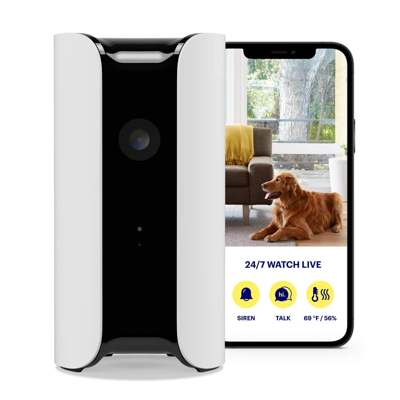 Canary Pro Indoor Home Security Camera 1080p HD WiFi IP | 24/7 Watch Live Video, Siren, Climate Monitor, Motion Alerts, Two-Way Talk, Night Vision, 10x Zoom, Private Mode, Works with Alexa and more