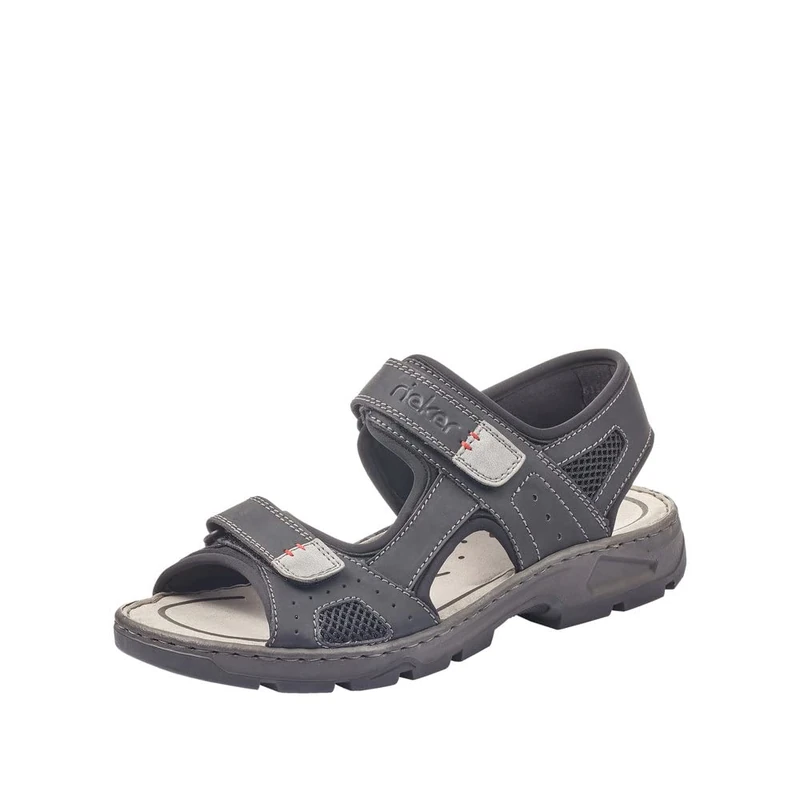 Rieker Men's Classic Sandals 26156, Men's Sandals, Black, 8 UK