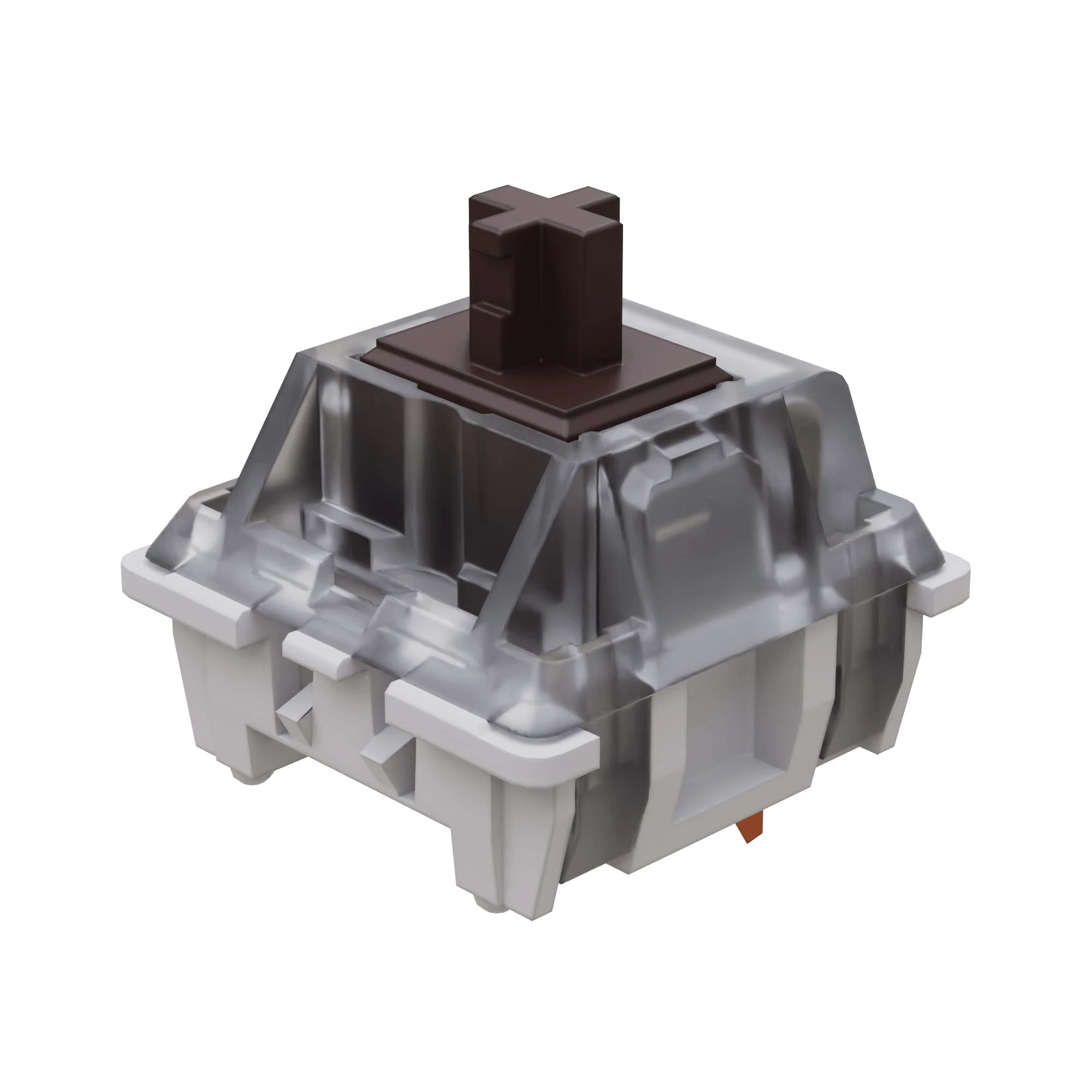 Gateron KS-9 Mechanical Switches for MX Mechanical Gaming Keyboard | 55g Force | Tactile | Plate Mounted | SMD 3 Pin RGB Switches for Backlit Keyboard | (65 PCS, Brown)