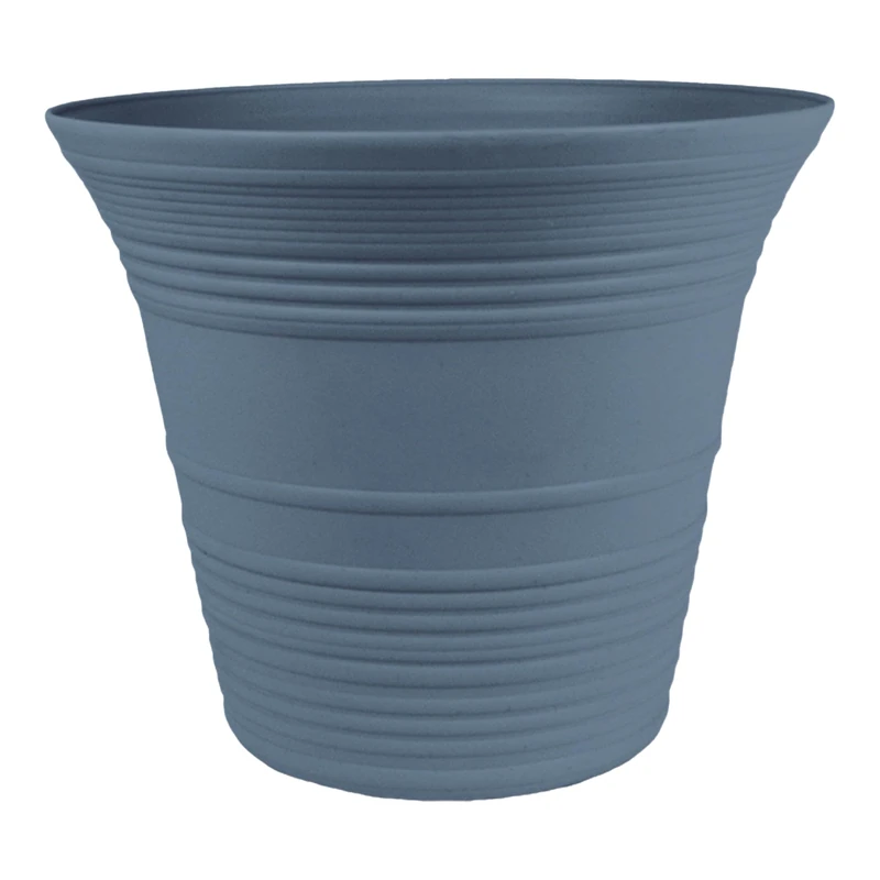 The HC Companies SEA16001DE2 Sedona Planter, Slate Blue