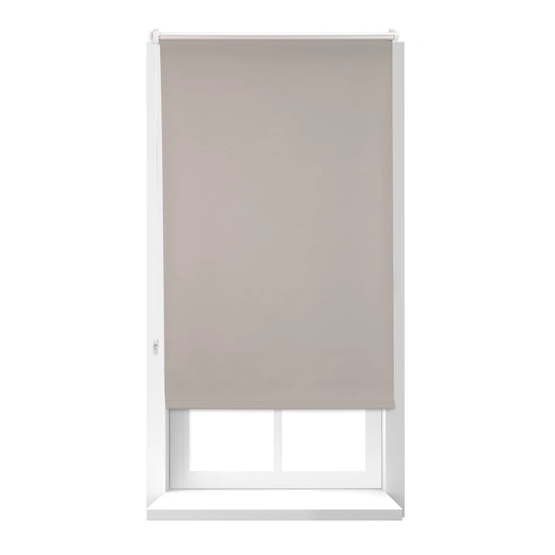 Relaxdays Thermal Blind, Opaque, Darkening Blinds with Thermal Lining, Chain Hoist, 160 x 60 cm, Brown