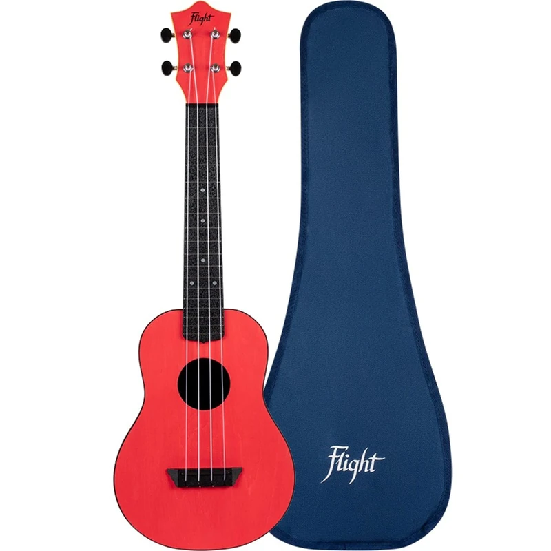 TUC35 ABS Concert Travel Ukulele - Red