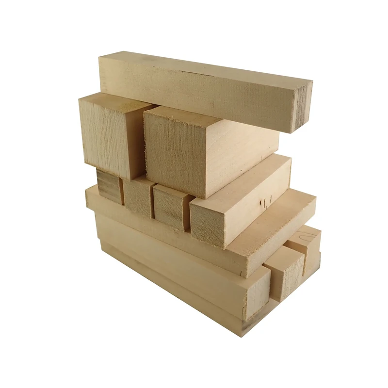 Basswood Carving Block Selection Pack (Set of 12)