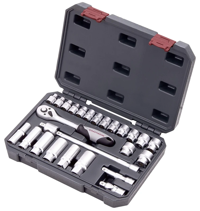 Kraftwerk 204.102.100 Socket Spanner Set 3/8 Inch