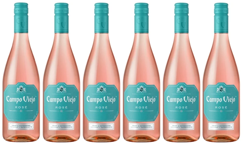 Campo Viejo Rose Wine, 6 x 75 cl, (Case of 6)