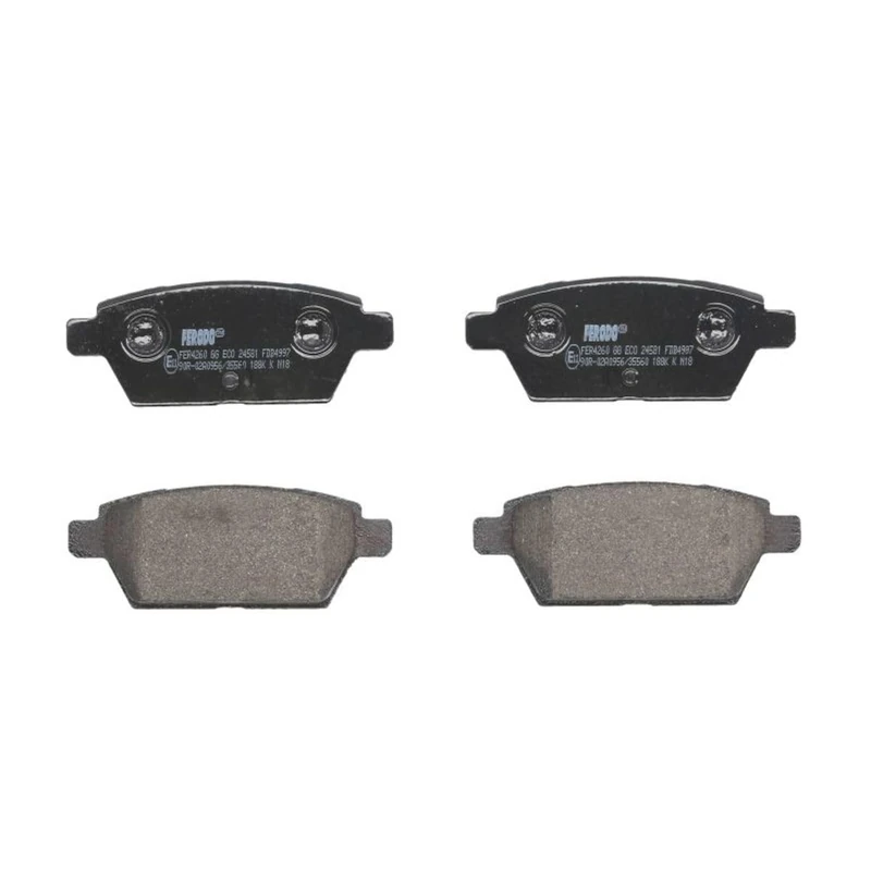 FERODO BRAKE PADS | FDB4997 | REAR | FOR MAZDA 6 SALOON 2002-2008 | OE-MATCHING QUALITY | ECO-FRICTION FUSE+ TECHNOLOGY