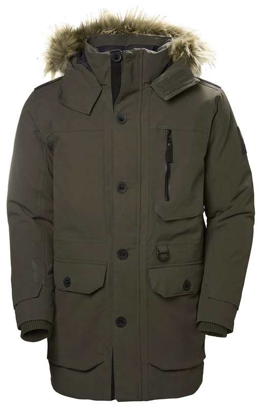 Helly-Hansen Longyear II Parka, Men, 482 Beluga, XL - Image 1