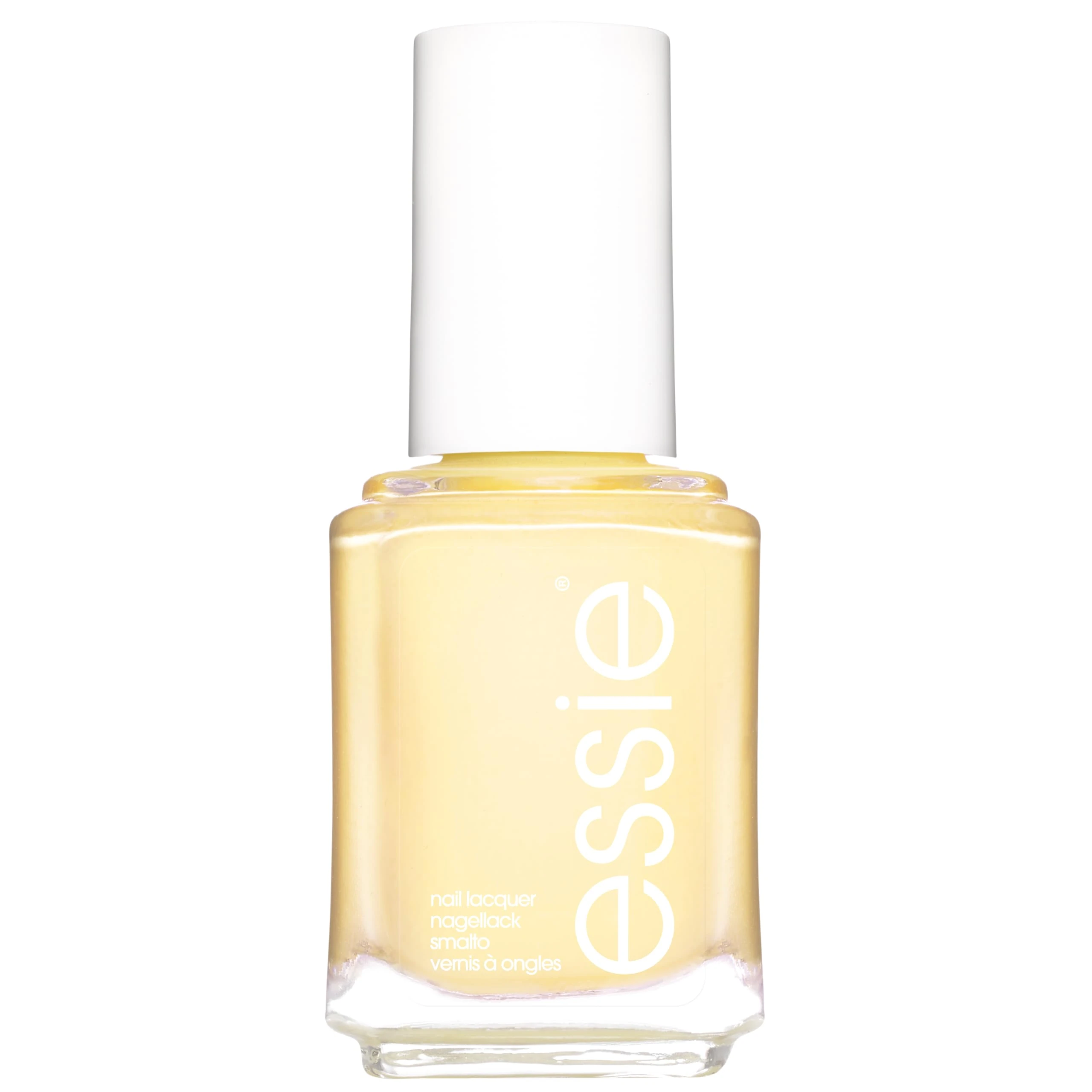 Essie Original Nail Polish - Summer Soulstice Pale Pastel Yellow Colour, High Shine and High Coverage Nail Varnish 13.5ml