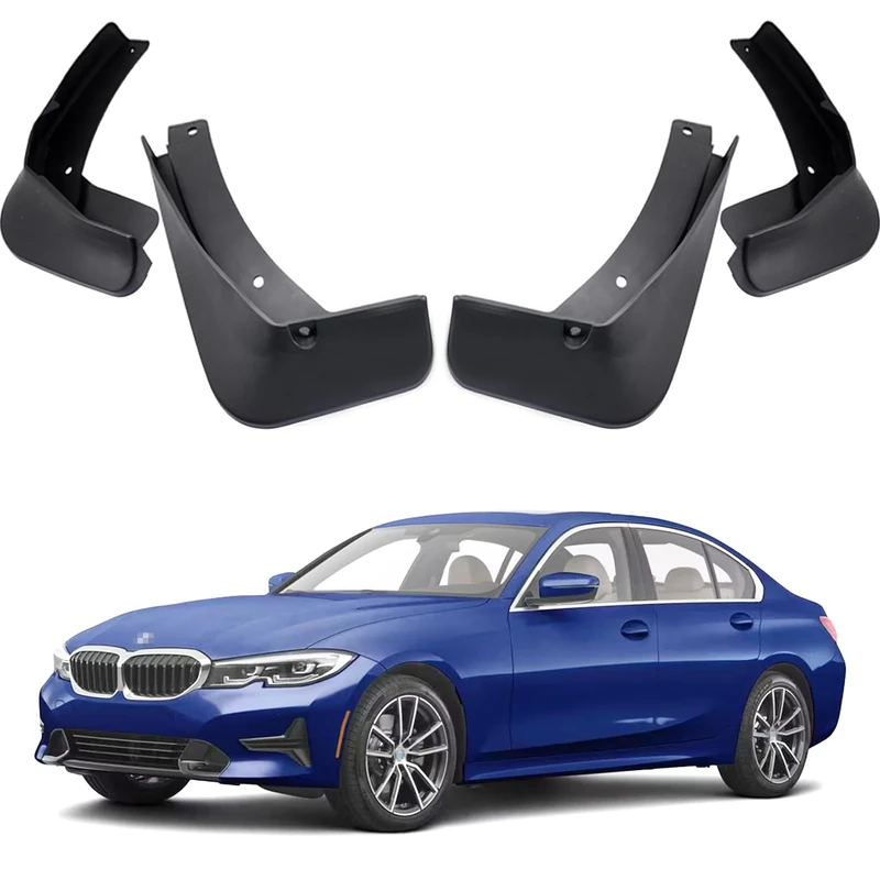 MOERTIFEI Car Mudguard Fender Mud Flaps Splash Guards Compatible with BMW 3-Series 330i / 330i xDrive / M340i / M340i xDrive 2019 2020 2021 2022 2023 2024
