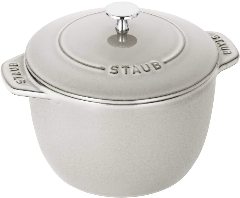staub La Cocotte de Gohan Campagne L Rice Pot 20 cm 3 Pieces Cast Iron Compatible Induction 40501-471