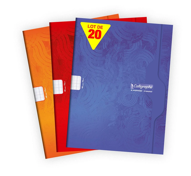 Clairefontaine Calligraphe 7483C Set of 20 Notebooks 24x32cm