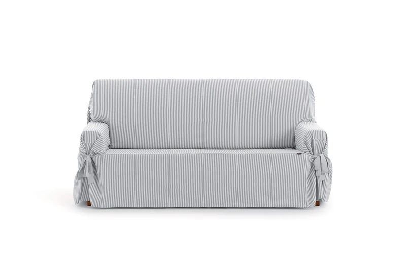 Eysa Sofa Cover, Cotton, Grey, 180-230cm