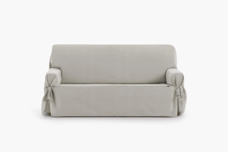 Eysa Sofa Cover, Cotton, Vison, 180-230cm, 3 SEATERS F6391611