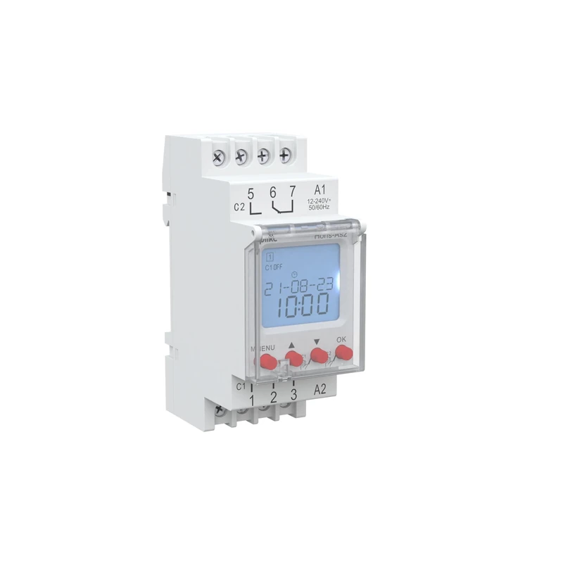 plikc PLK062676 Horis AS2 Twilight/Timer-Time switch Digital (Astronomic 2 channels), Grey