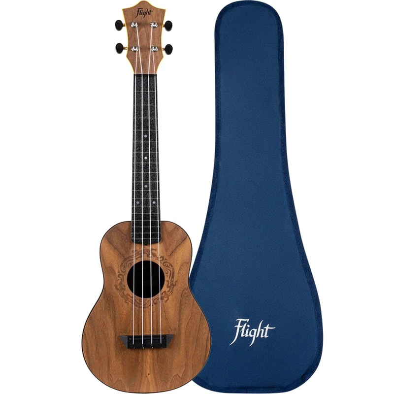 TUC50 ABS Concert Travel Ukulele - Walnut - Image 1