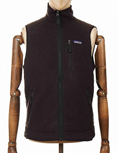 Patagonia Men's M'S Retro Pile Vest Sleeveless Jacket, Black, M