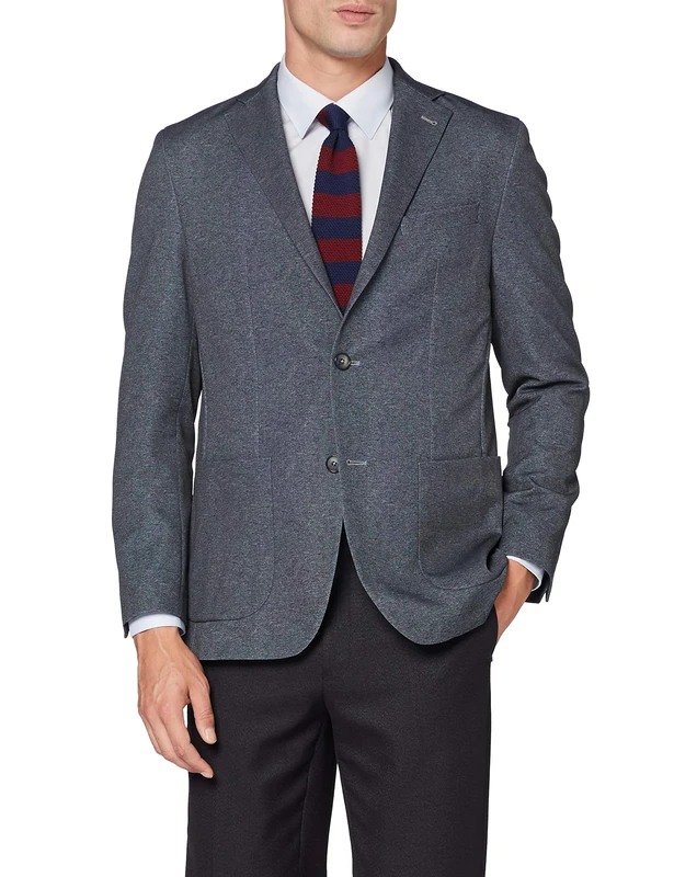 Pierre Cardin Men's Manel FF Blazer, Grey (darkshadow 2300), 42