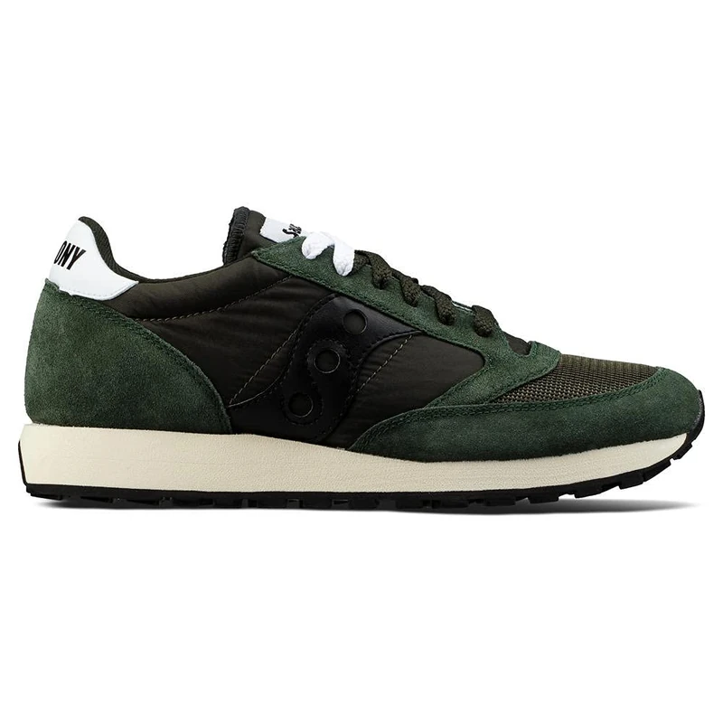 Saucony Jazz Original Vintage Trainers Dark Green & Black - Mens