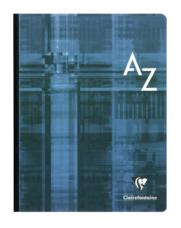 Clairefontaine 9649C - 5 Clothbound Indexed Books - Dimensions: 17x22 cm - 192 Small Squares Pages - White Paper 90 g - Laminated Card Cover - Random Colours