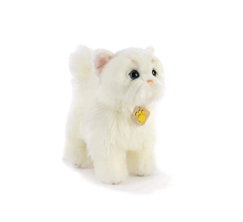 Plush &-Whitty Cat White 28 Cm Cats, Multicoloured, 8029956159459