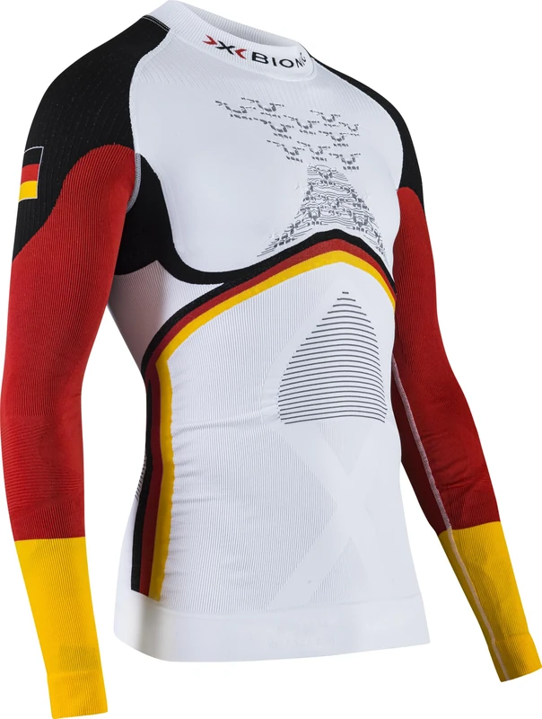 X-BIONIC Unisex Energy Accumulator 4.0 Patriot Shirt Turtle Neck Long Sleeves Germany Shirts, Unisex_Adult, EA-WT46W19M-T024-L, Germany, L