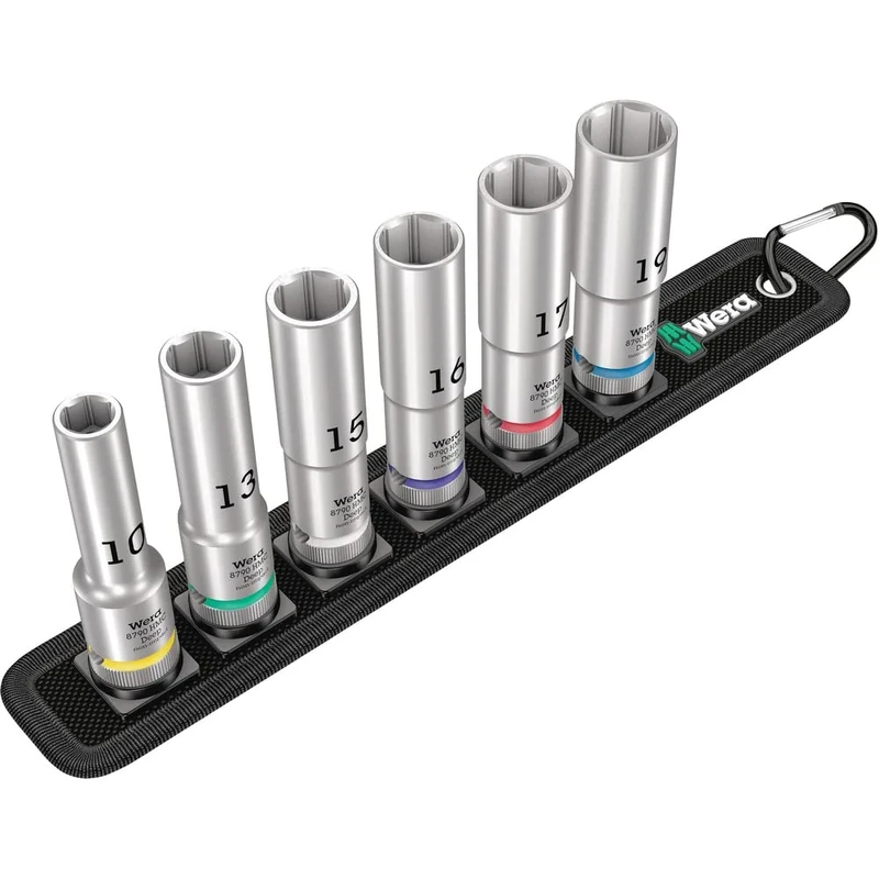 Belt C Deep 1 Socket Set of 6 Metric 1/2in Drive