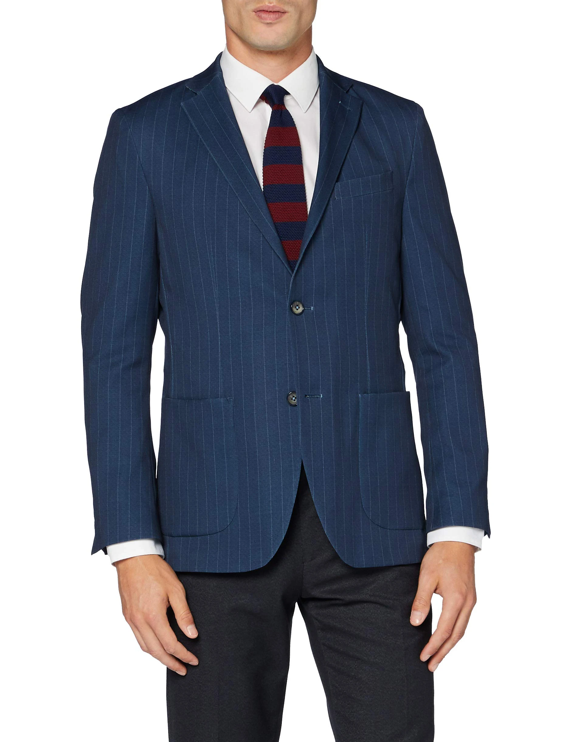 Pierre Cardin Men's Manel FF Blazer, Blue (Pool Blue 3250), 3 Years
