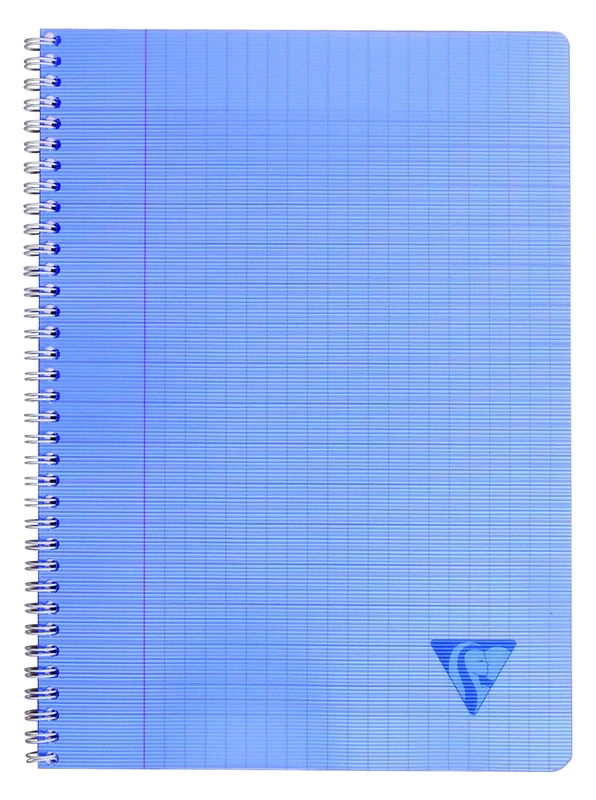 Clairefontaine 328715C LiniColour Fresh Collection Set of 10 Spiral Notebooks 17x22 - 100 Seyes Pages - White Paper 90g - Polypro Cover - Random Colours