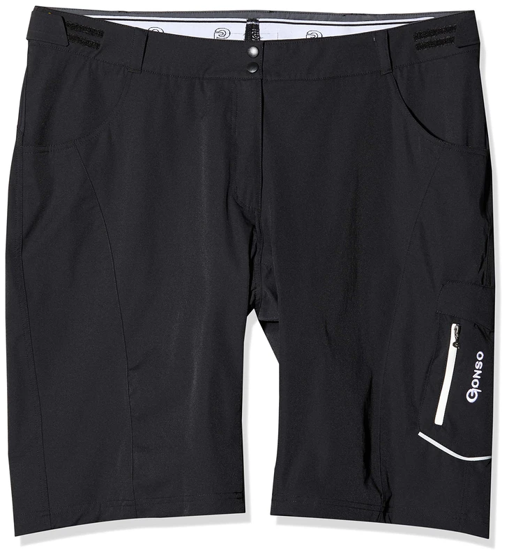 Gonso Garni Women's Trousers, Womens, Trousers, 25031_900_48, Black, 48 (EU)