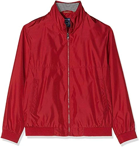 Pierre Cardin Men's Blouson Techno Solid Airtouch Jacket, Red (Fire 5050), X-Large