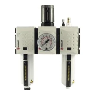 RIEGLER Futura 139579-FU 623-M-2 Maintenance Unit 3-Piece Set/MBeh / BG2 / G 3/8 / 0.1-2 Bar/HA/Pack of 1