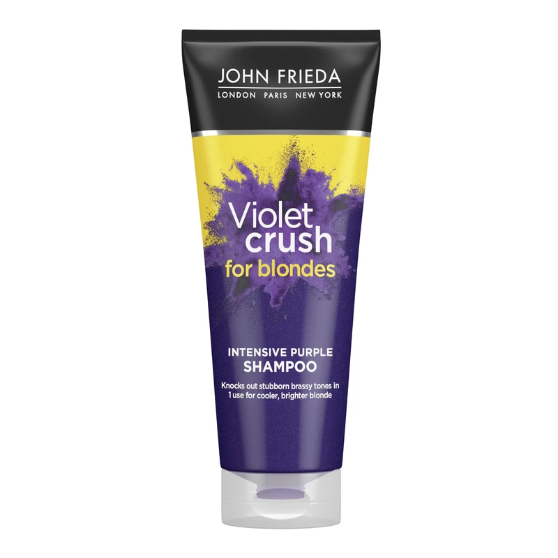 John Frieda Violet Crush Intensive Purple Shampoo For Blonde Hair, 250ml