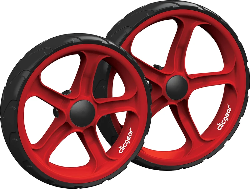 Clicgear Wheel Kit for Cligear 8.0+, Red,