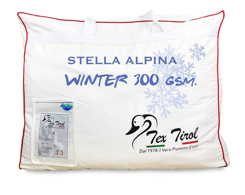 Tex Tirol © Stella Alpina Winter Duvet 300 gsm. 100% Winter Goose Down - Double Size 250 x 200 cm - Image 1