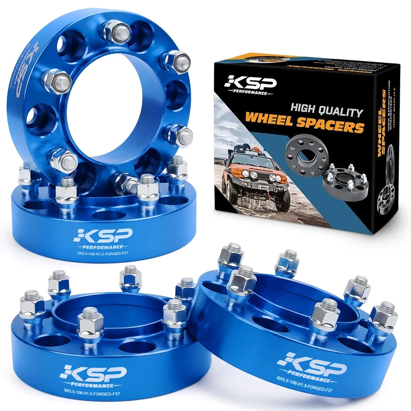 KSP 6X5.5 Wheel Spacers Fit for Tacoma 4runner, 1.5 inches Forged Hub Centric Adapters Kits fit 6 Lug Wheel (Package of 4), 2 Years Warranty (B07DLX519N)