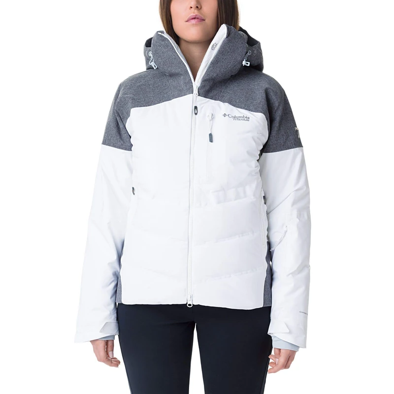 Columbia Powder Keg II Down Jacket Women's Jacket - White, Circusrus G, X-Small