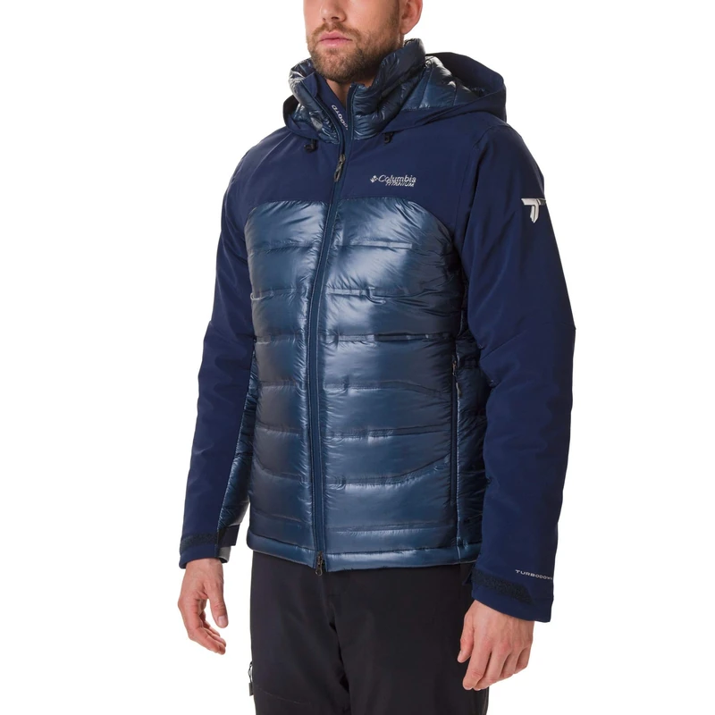 Columbia Heatzone 1000 Turbo Down II Jacket Men's Jacket - Collegiate Navy, Large - Image 1
