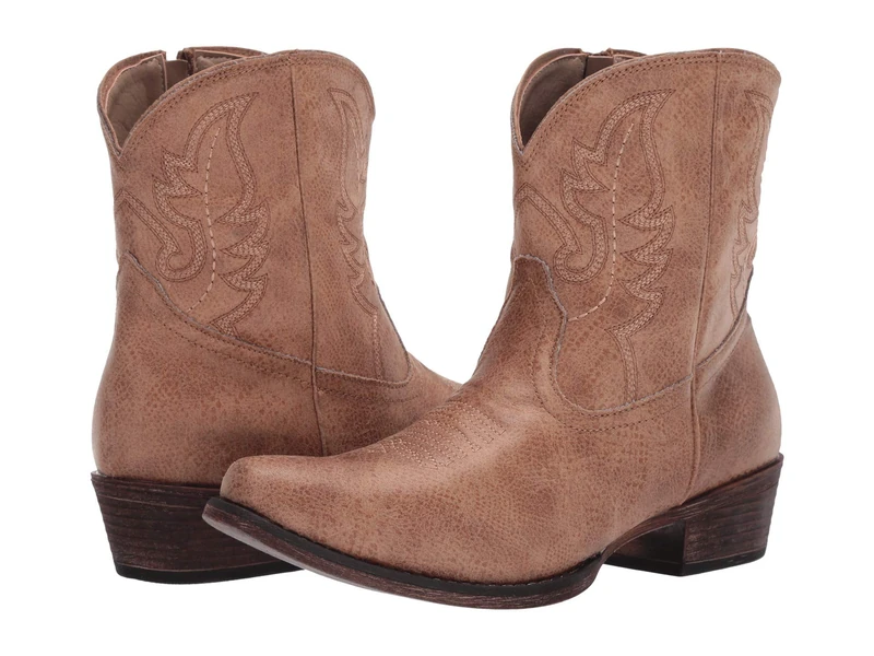 ROPER Women's Shay Western Boot, Tan, 5.5 UK