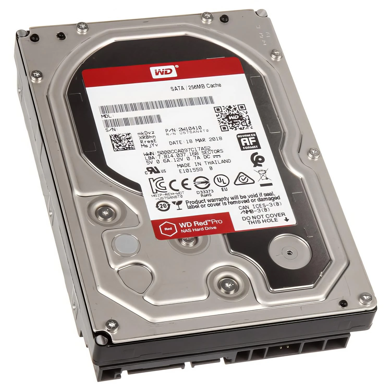 Western Digital WD Red Pro NAS Hard Disk Drive - FFP Option | WD4003FFBX/WDZ4003FFBX