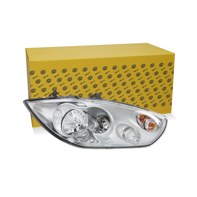 HELLA 1ER 010 117-191 Halogen/FF-Headlight - ECE - for right-hand traffic - Left Front