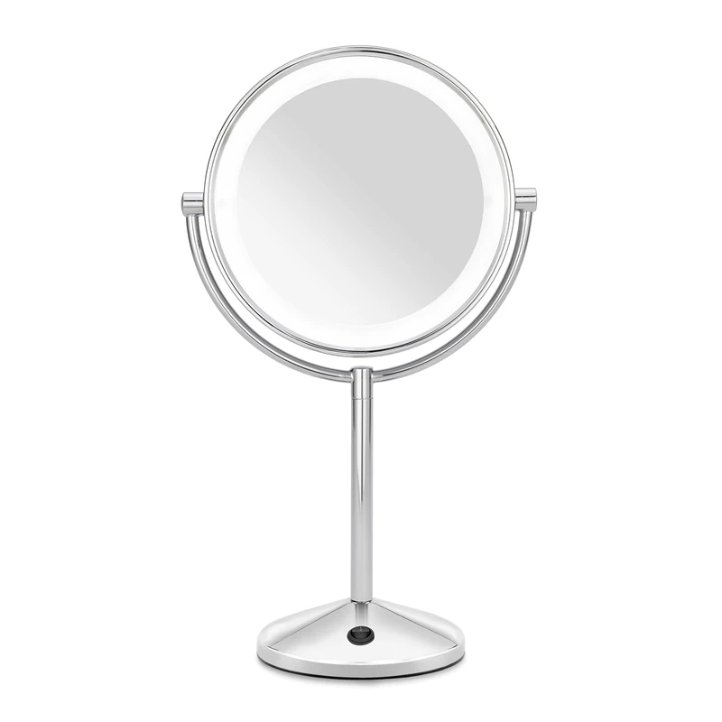 BaByliss 9436E Double-Sided LED Makeup Mirror - Chrome
