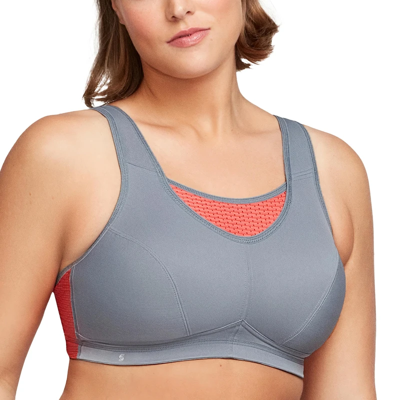 Glamorise No-Bounce Camisole Elite Sports Wirefree Bra 1067 (Women's & Women's Plus)